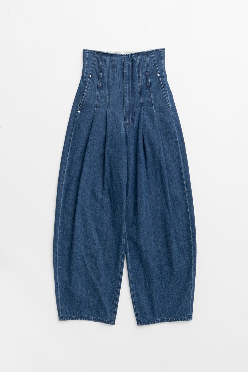 Tuck Cocoon Denim Pants - 2026AUTUMN