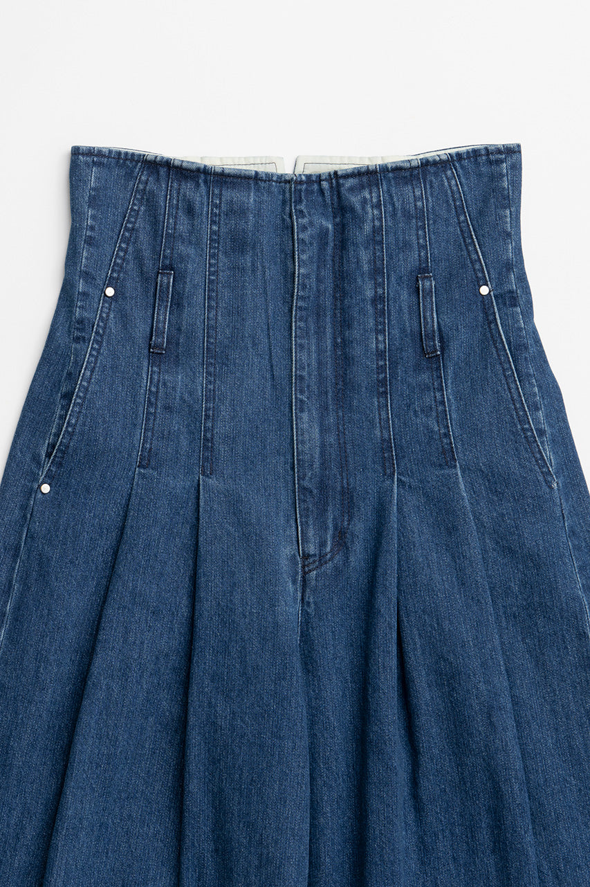 Tuck Cocoon Denim Pants - 2026AUTUMN