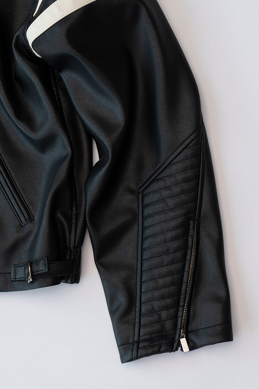 Motorcycle Synthetic Leather Jacket