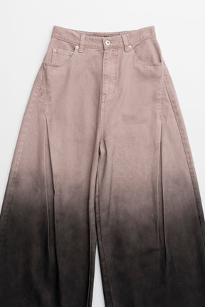 【25 SPRING PRE ORDER】Gradient Wide Denim Pants