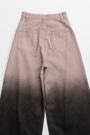 【25 SPRING PRE ORDER】Gradient Wide Denim Pants