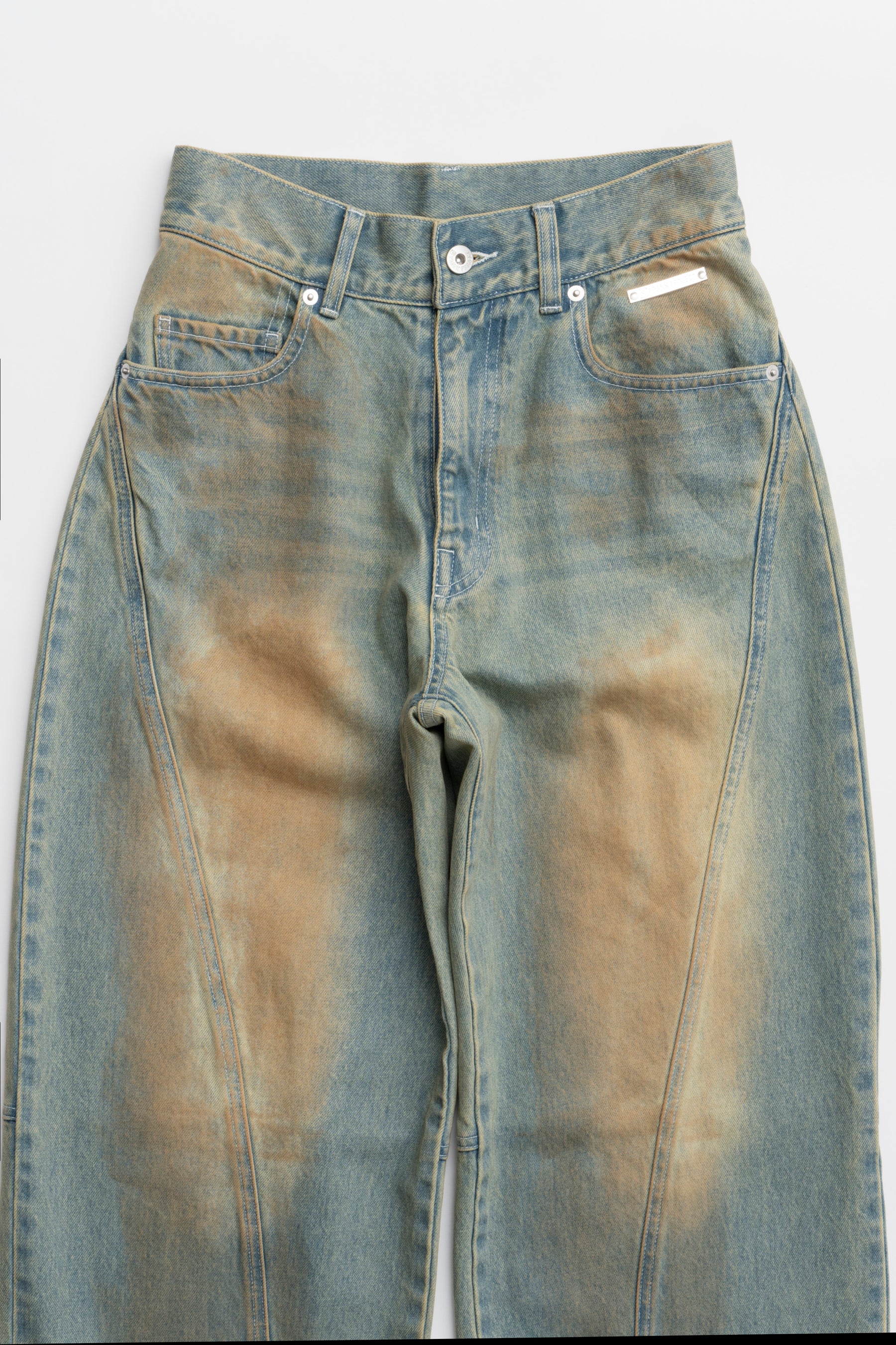 【25 SPRING PRE ORDER】Curve Line Denim