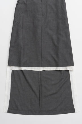 【25 SPRING PRE ORDER】Midi Train Skirt