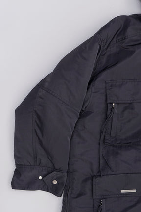 [Weboff Part number] Washed NYLON Voluminouse Middle Coat