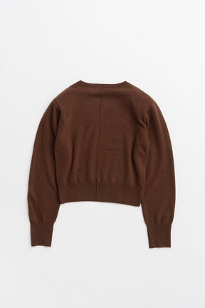 【AYUMI HAMAMOTO COLLABORATION】Merino Wool Shoulder Pad Knit - PRE ORDER