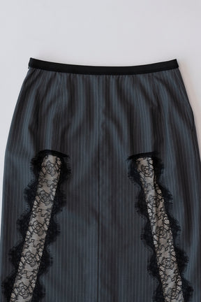 【SALE】Striped Lace Skirt