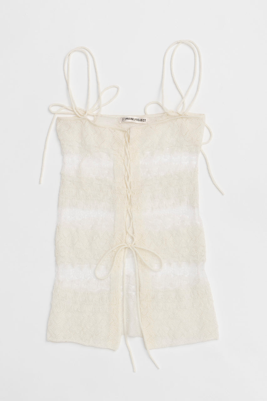 [24 Autumn預訂] Mohair Lace Cami Teunic