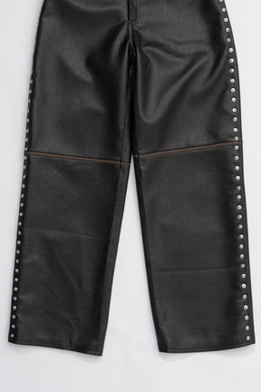 【24WINTER PRE ORDER】Vegan Leather Pants