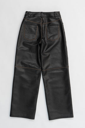 【24WINTER PRE ORDER】Vegan Leather Pants