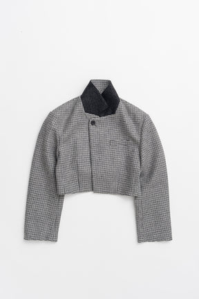 Stand Collar Tailored Short Jacket - 2026AUTUMN