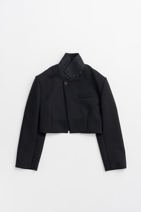 Stand Collar Tailored Short Jacket - 2026AUTUMN