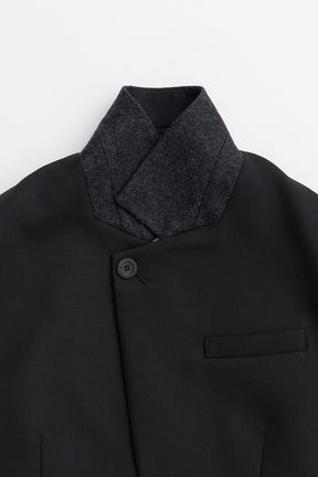 Stand Collar Tailored Short Jacket - 2026AUTUMN