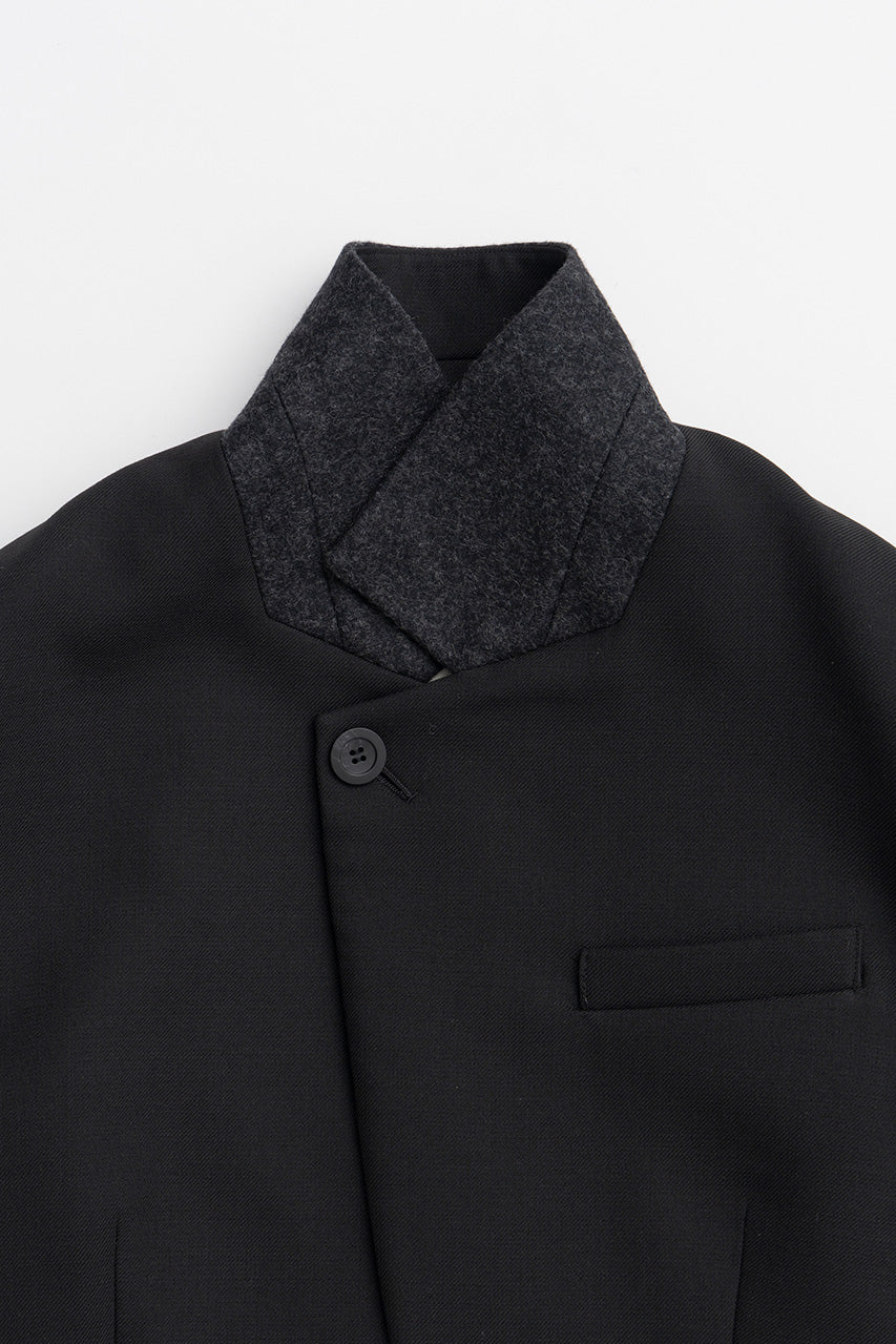 Stand Collar Tailored Short Jacket - 2026AUTUMN