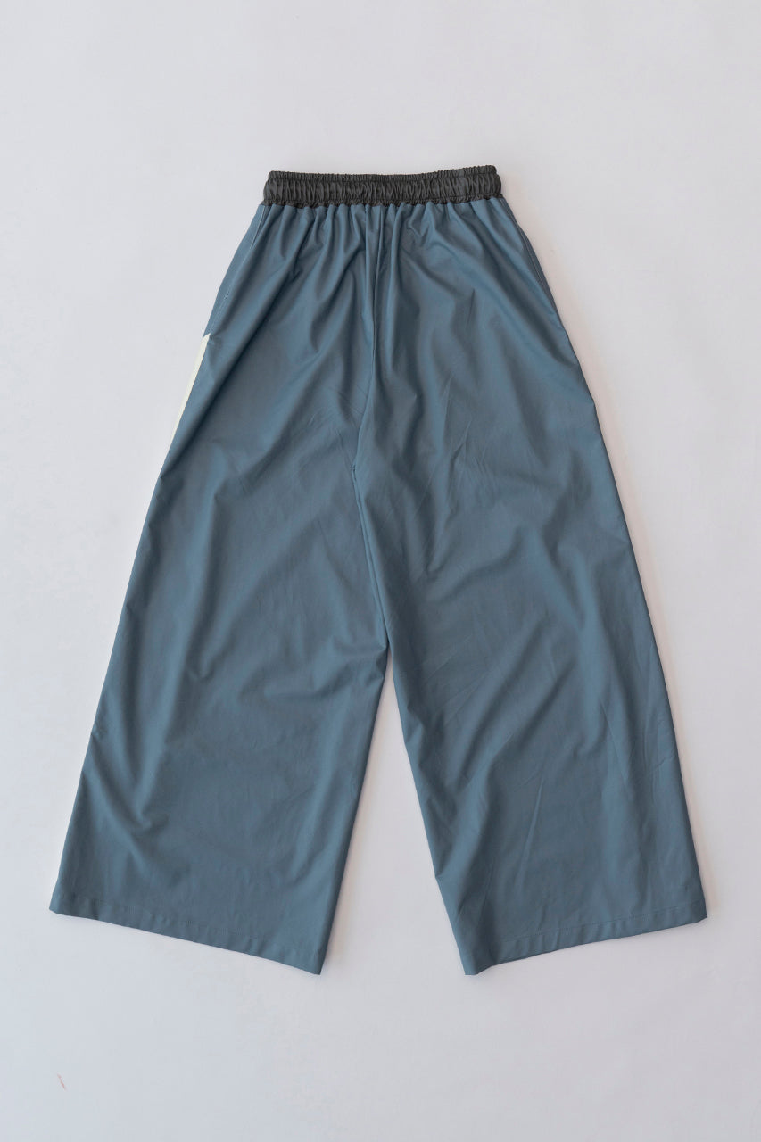 【SALE】Synthetic Leather Side Line Track Pants