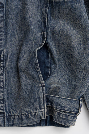 Crinkled Denim Blouson - 2026AUTUMN