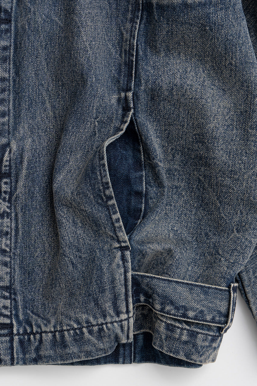 Crinkled Denim Blouson - 2026AUTUMN