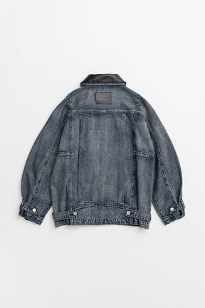Crinkled Denim Blouson - 2026AUTUMN