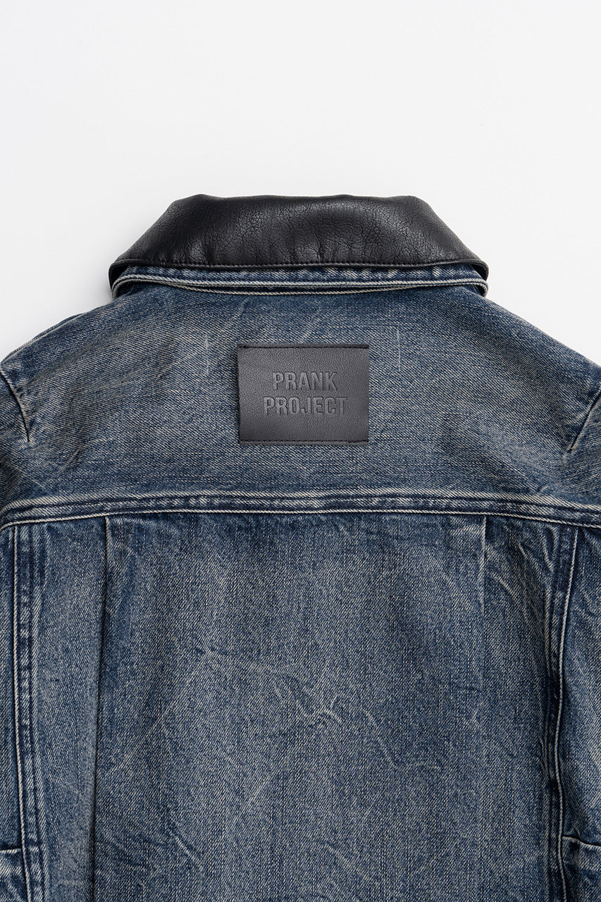 Crinkled Denim Blouson - 2026AUTUMN