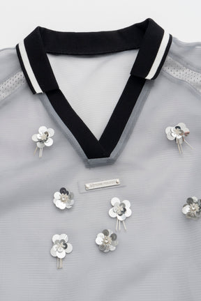 【25 SPRING PRE ORDER】Bejeweled Uniform Top