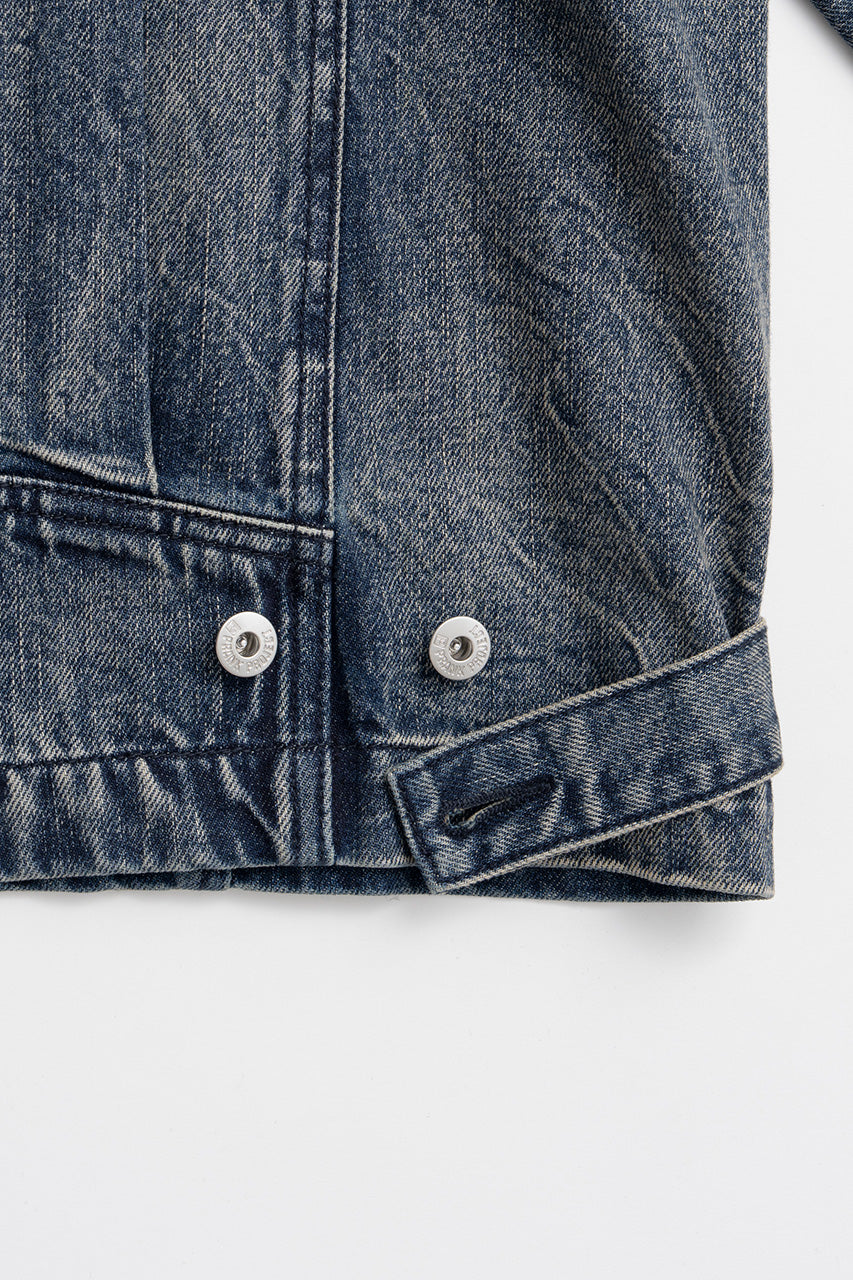 Crinkled Denim Blouson - 2026AUTUMN