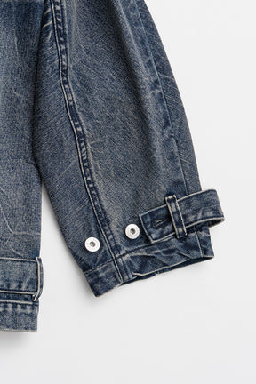 Crinkled Denim Blouson - 2026AUTUMN