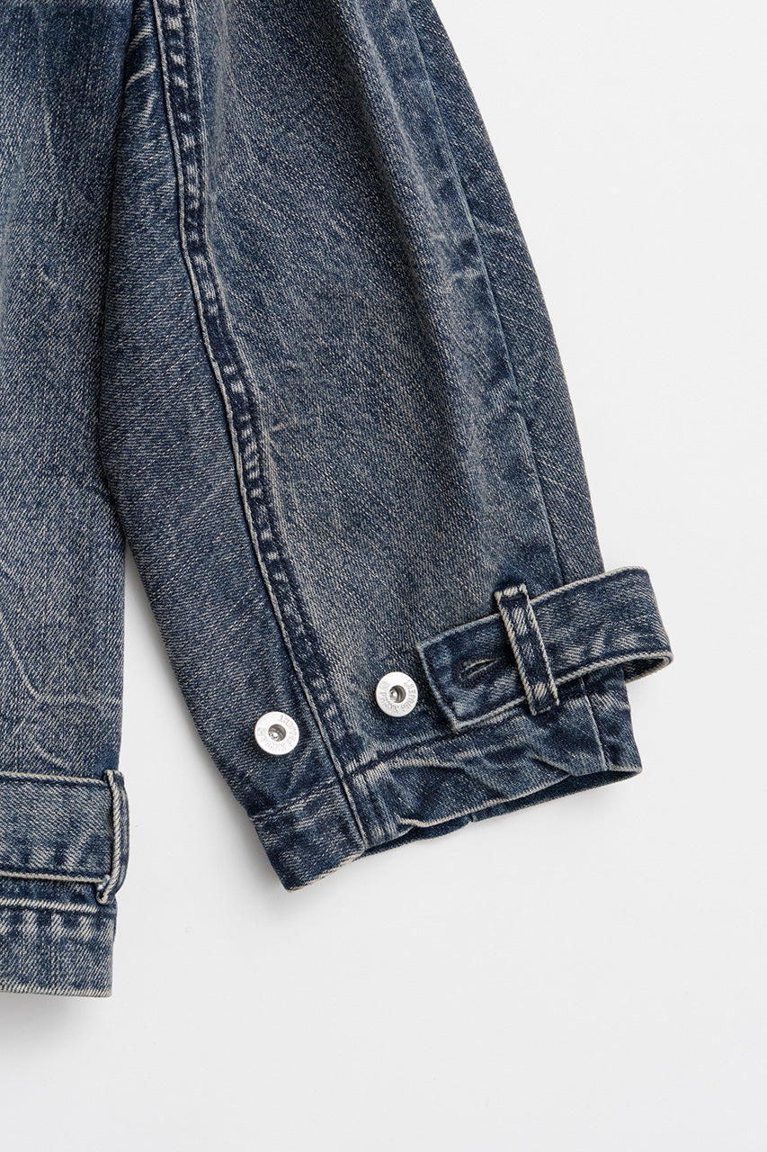 Crinkled Denim Blouson - 2026AUTUMN