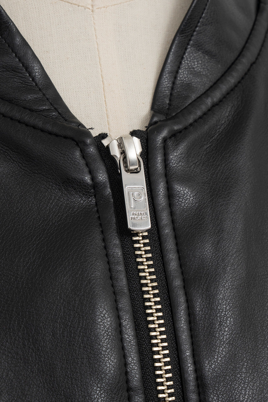 Asymmetric Drape Cape Blouson - 2026AUTUMN