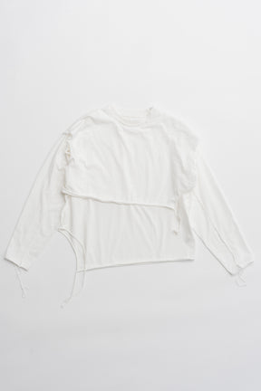 【25 SPRING PRE ORDER】Layered Long Sleeve TEE