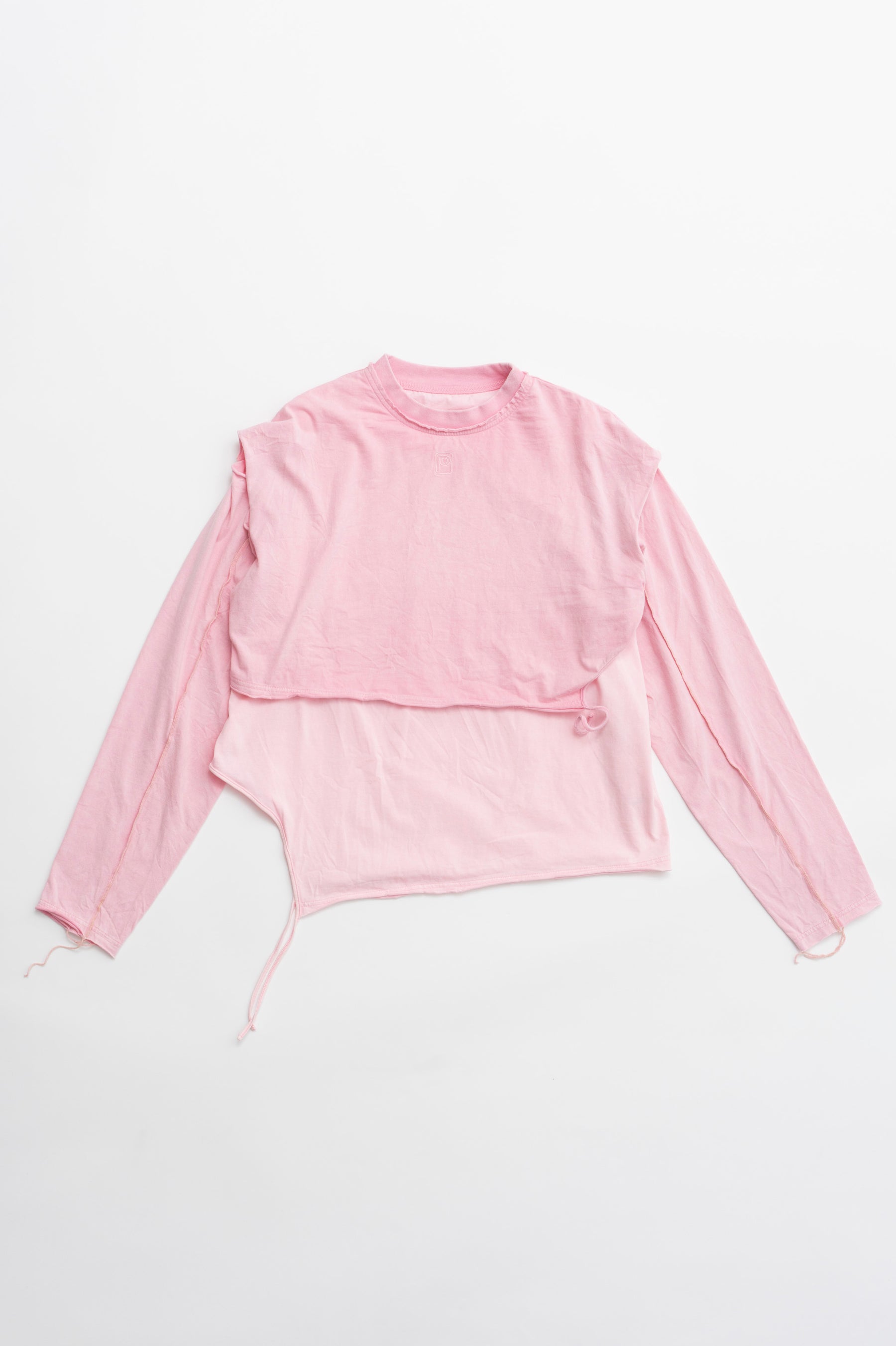 【25 SPRING PRE ORDER】Layered Long Sleeve TEE