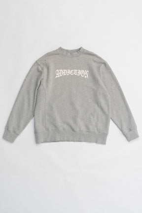 【24WINTER PRE ORDER】Crack Logo Damaged Sweatshirt