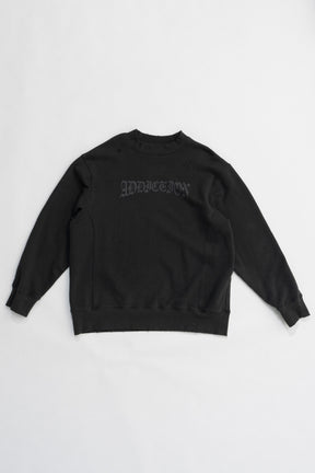 【24WINTER PRE ORDER】Crack Logo Damaged Sweatshirt