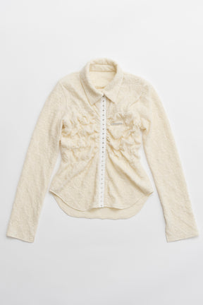 【25 SPRING PRE ORDER】Tulle Jacquard Shirt