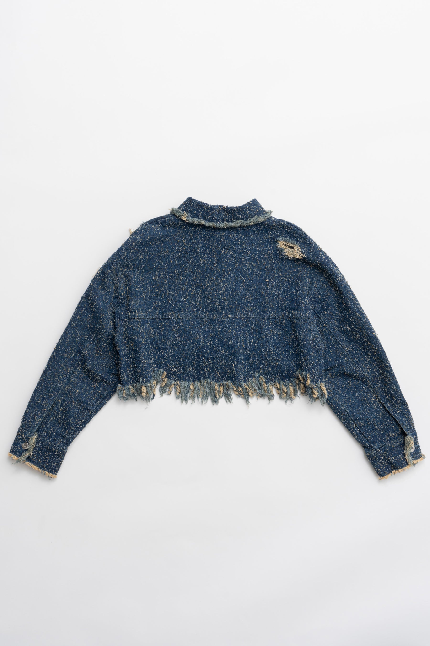 【25 SPRING PRE ORDER】Tweedy Denim Blouson