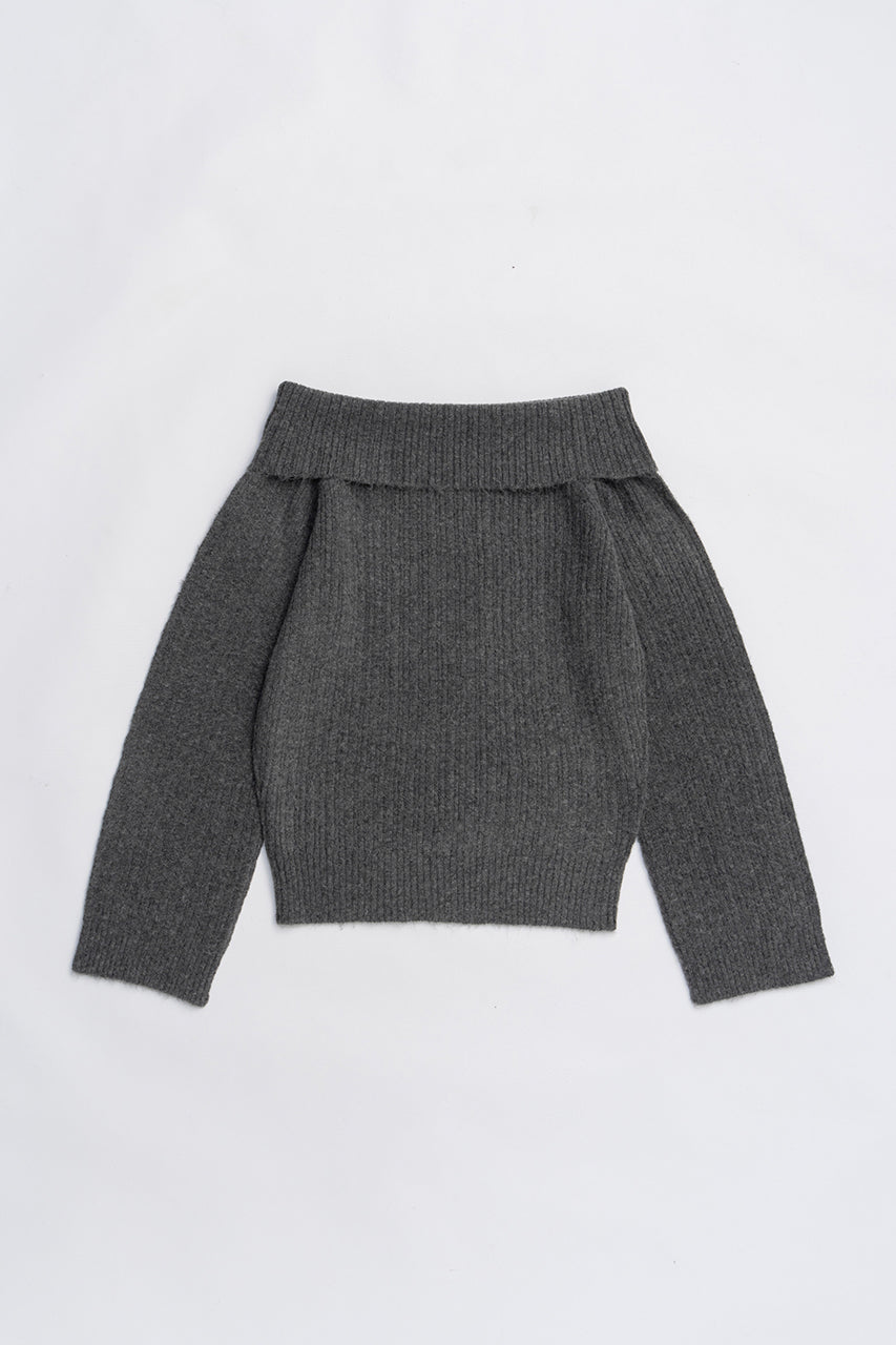 Off-Shoulder Knit - 2025 WINTER