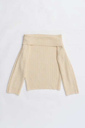 Off-Shoulder Knit - 2025 WINTER