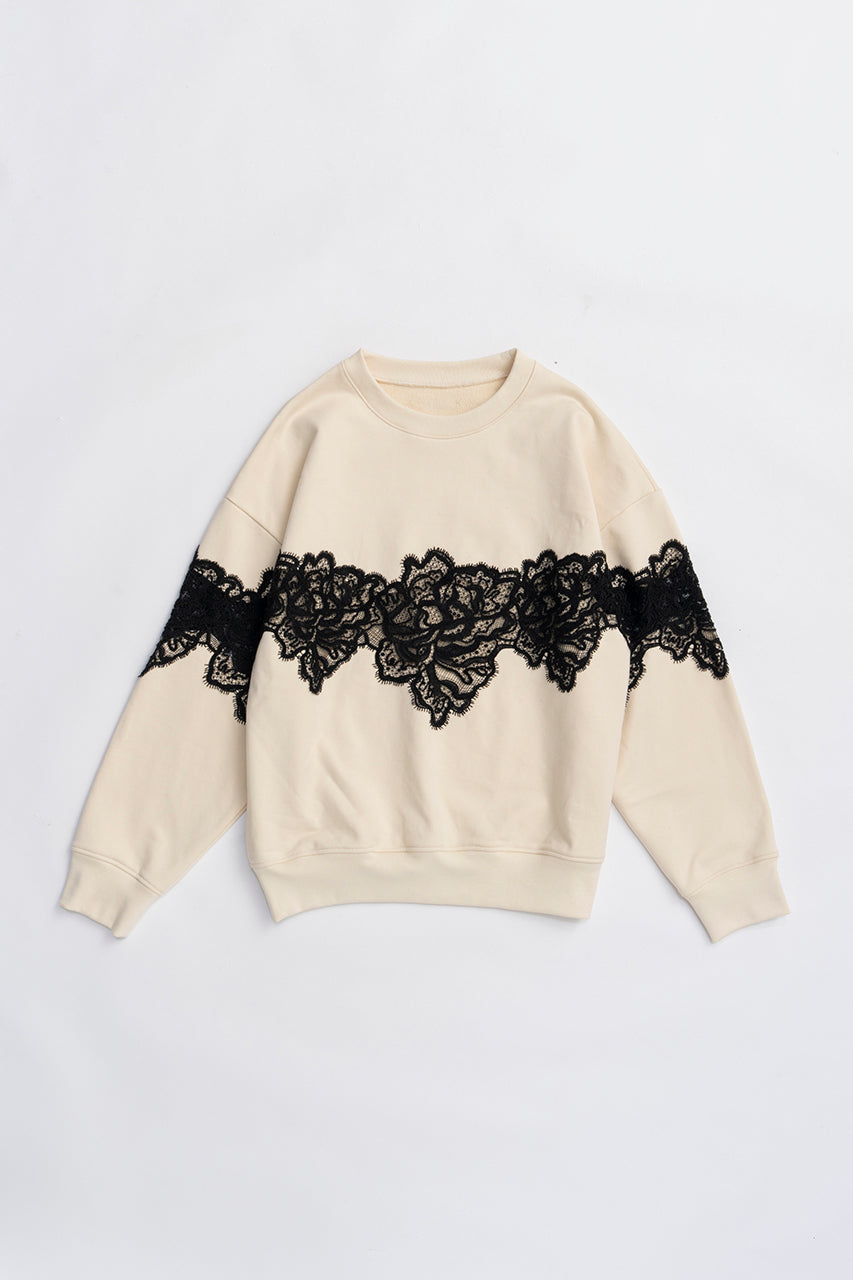 Lace Sweatshirt - 2025 WINTER