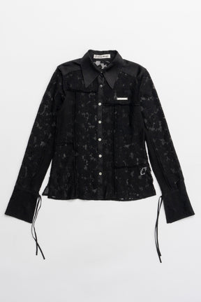 【25 SPRING PRE ORDER】Panel Lace Shirt