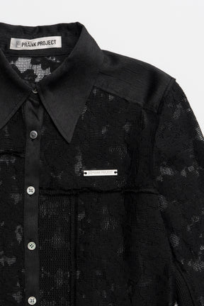 【25 SPRING PRE ORDER】Panel Lace Shirt