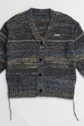 【24WINTER PRE ORDER】Blur Border Knit Cardigan