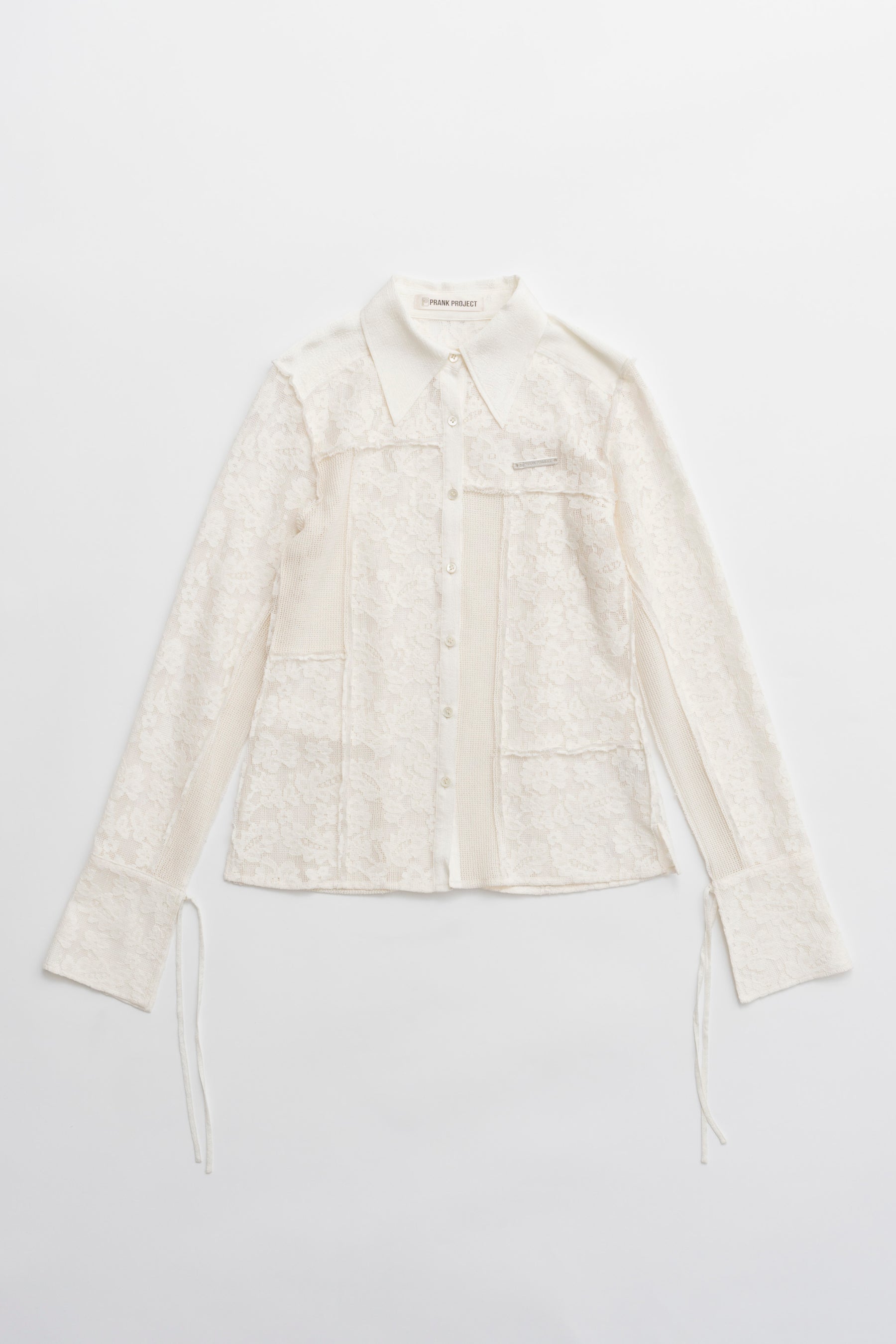 【25 SPRING PRE ORDER】Panel Lace Shirt