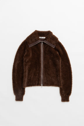Fake Fur Zip-Up Top - 2026WINTER