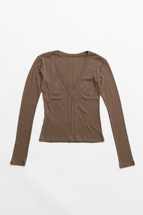 Deep V-Neck Top - 2026 SPRING
