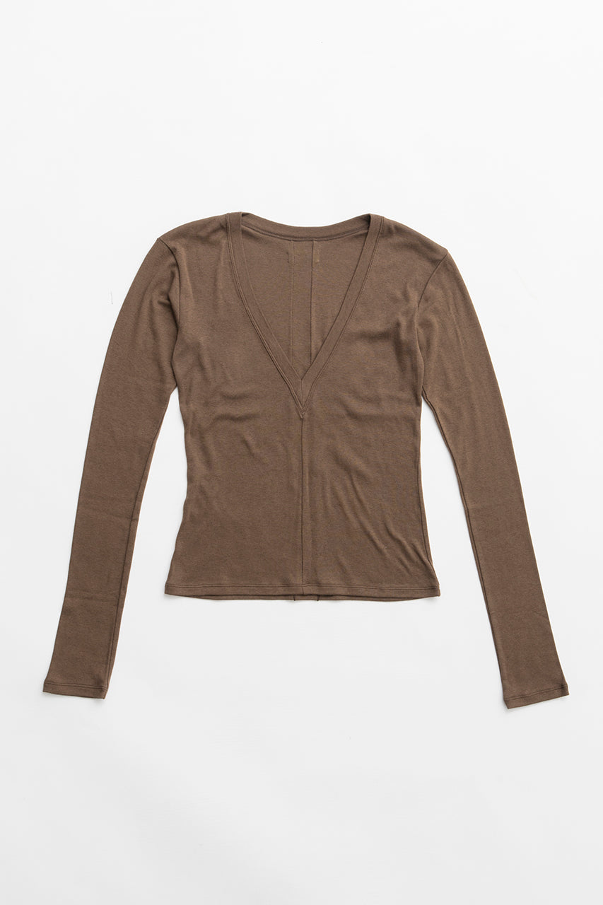 Deep V-Neck Top - 2026 SPRING