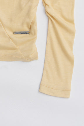 Drape Cross-Over Top - 2025 WINTER
