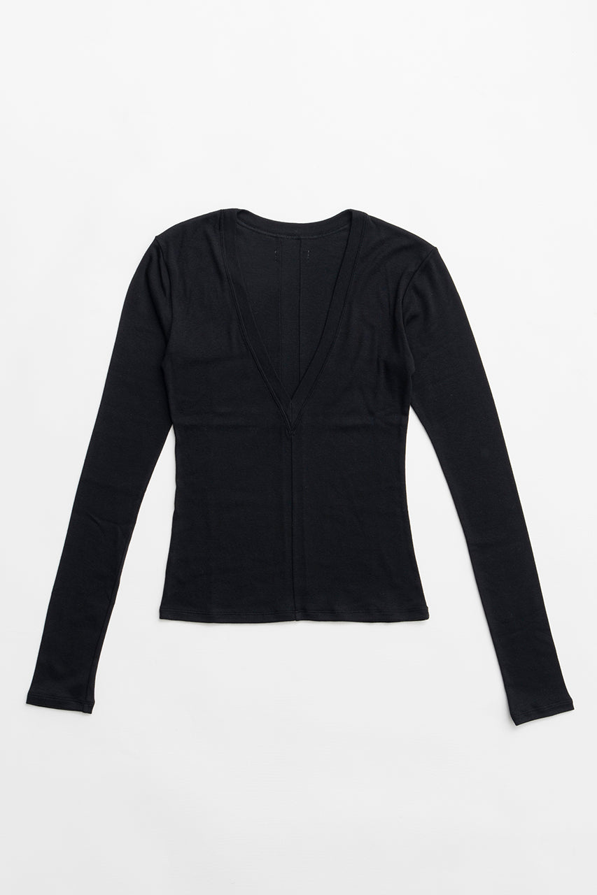 Deep V-Neck Top - 2026 SPRING