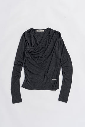 Drape Cross-Over Top - 2025 WINTER