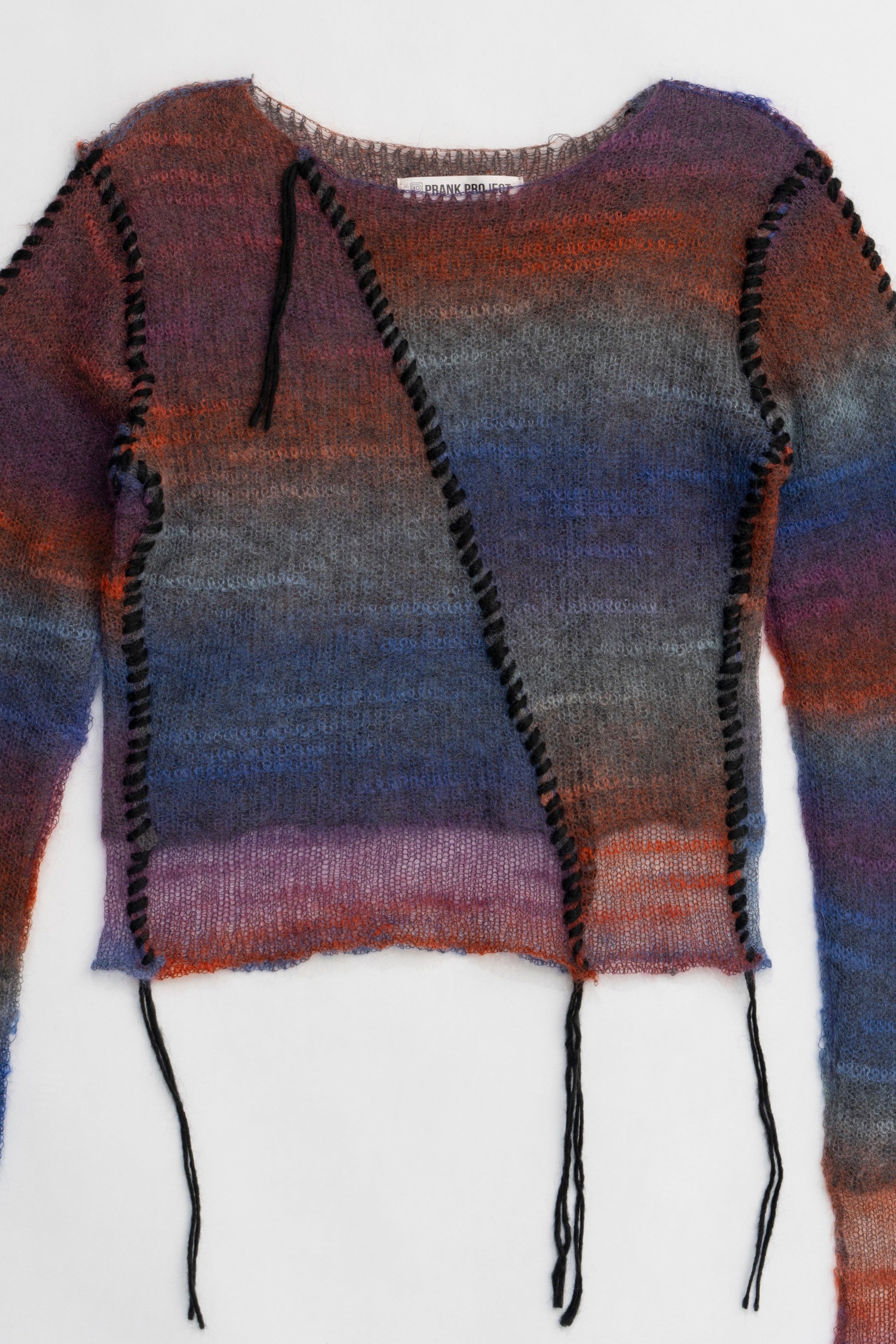 【24WINTER PRE ORDER】Mohair Blur Reversible Knit Top