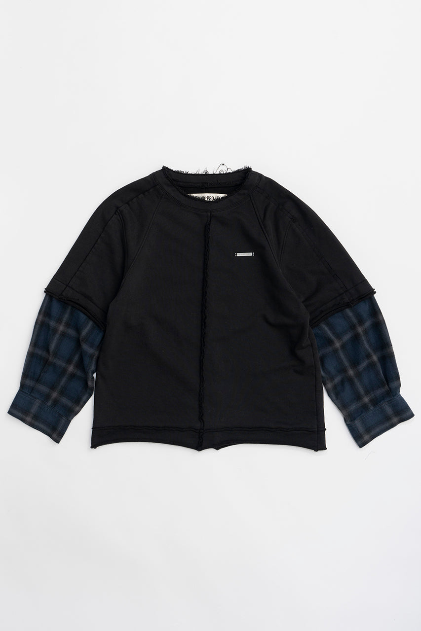 [24Autumn PRE ORDER] Shirt Layered Sweatshirt