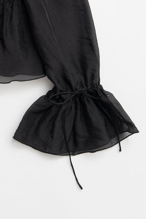 Ruffle Bow Tie Blouse - 2026 SPRING