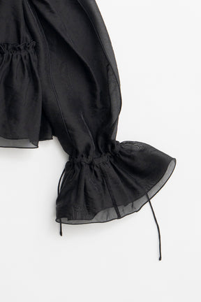 Ruffle Bow Tie Blouse - 2026 SPRING